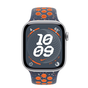 Buy Apple Watch Series 10 GPS, 46mm Silver Aluminum Case with Blue 