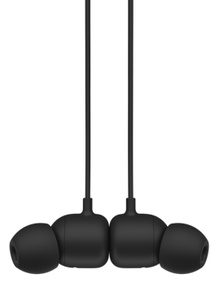Imagem em close do fone de ouvido Beats Flex com pontas macias.