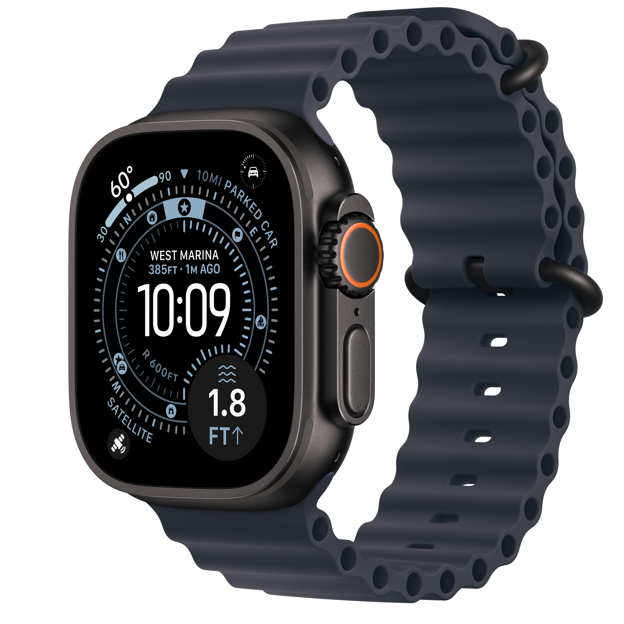 Buy Apple Watch Ultra 2 GPS + Cellular, 49mm Black Titanium Case  