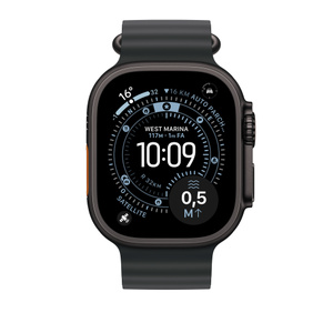 Cinturino Ocean nero (49 mm) Titanio nero Business Apple (IT)