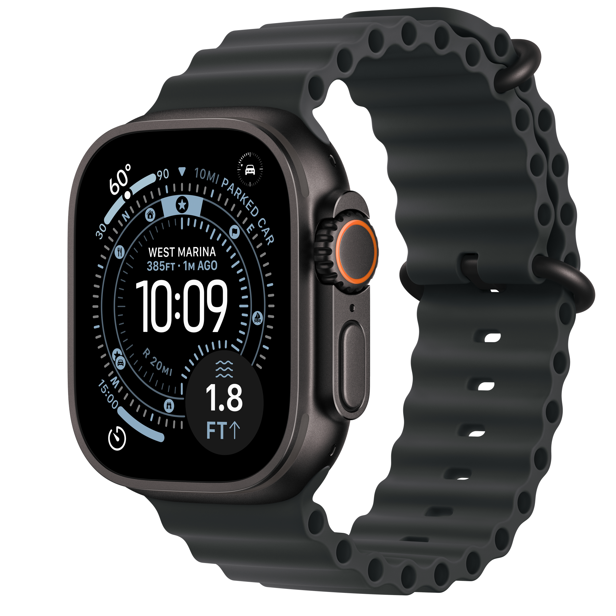 Buy Apple Watch Ultra GPS Cellular, 49mm Black Titanium Case