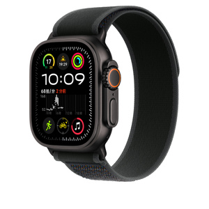 【新品・箱なし】49mm M/Lトレイルループ・ブラック（ブラックチタニウム）③ Apple Watch Ultra 3（GPS + Cellularモデル）- 49mmブラック