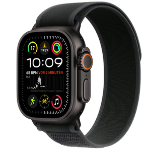Apple Watch Ultra 2 GPS + Cellular, 49 mm Titangehäuse Schwarz  