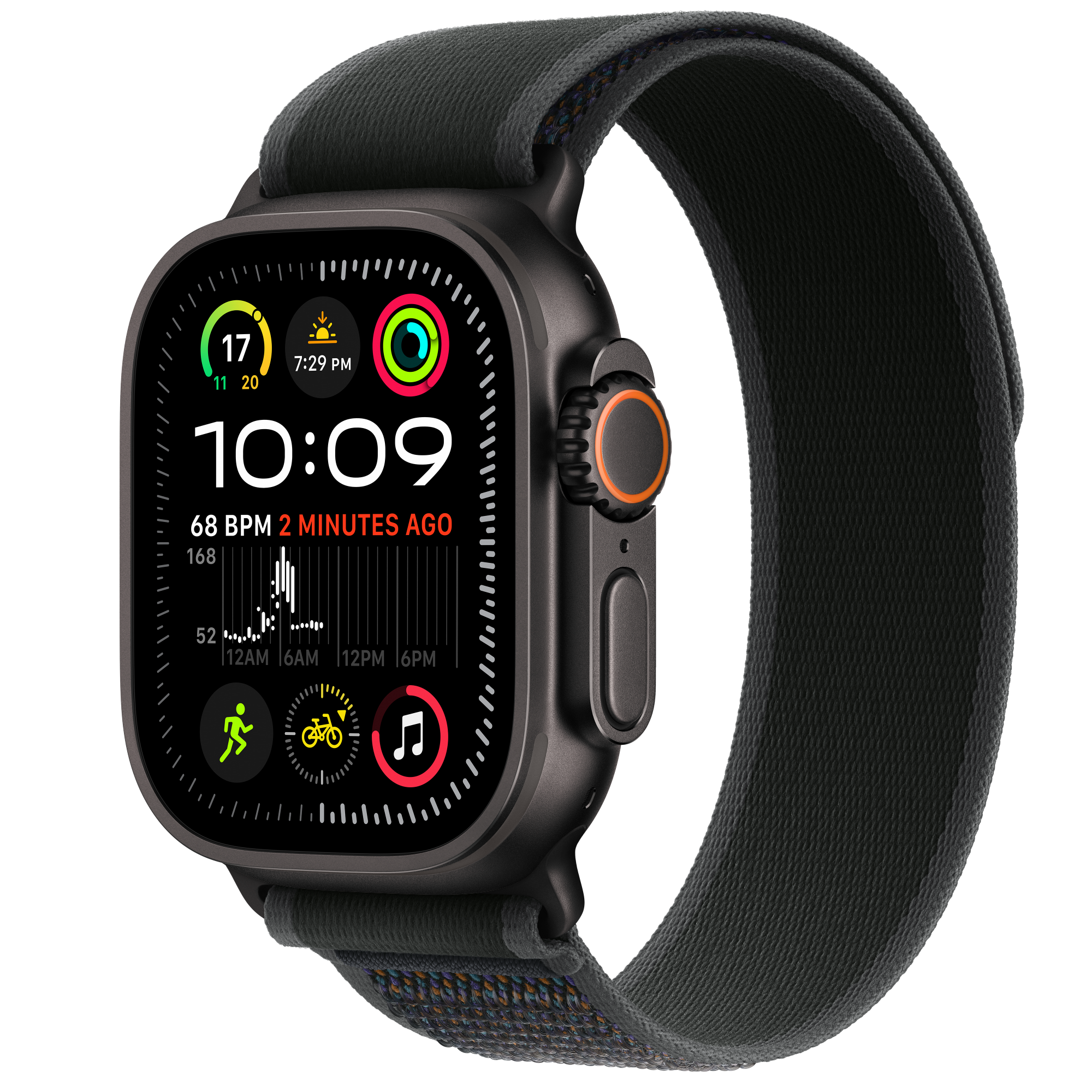 Buy Apple Watch Ultra 2 GPS + Cellular, 49mm Black Titanium Case 