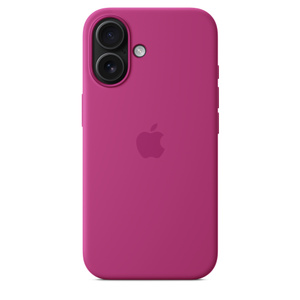 MagSafe対応iPhone 16シリコーンケース – フクシア - Apple（日本）