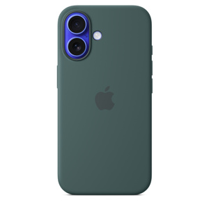 Apple純正 iphone16promax シリコンケース　LakeGreen MagSafe対応iPhone 16シリコーンケース – レイクグリーン