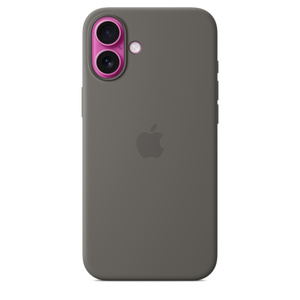 iPhone 16 Plus Silicone Case with MagSafe - Stone Gray