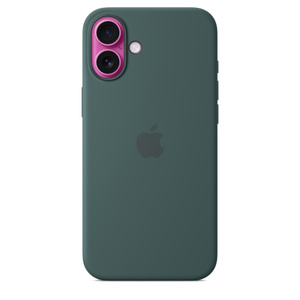 Apple純正MagSafeシリコンケース iPhone16 レイクグリーン MagSafe対応iPhone 16 Plusシリコーンケース – レイクグリーン - Apple