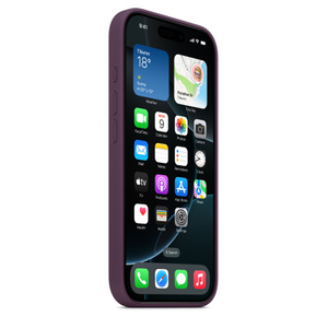 MagSafe対応iPhone 16 Proシリコーンケース – プラム - Apple（日本）