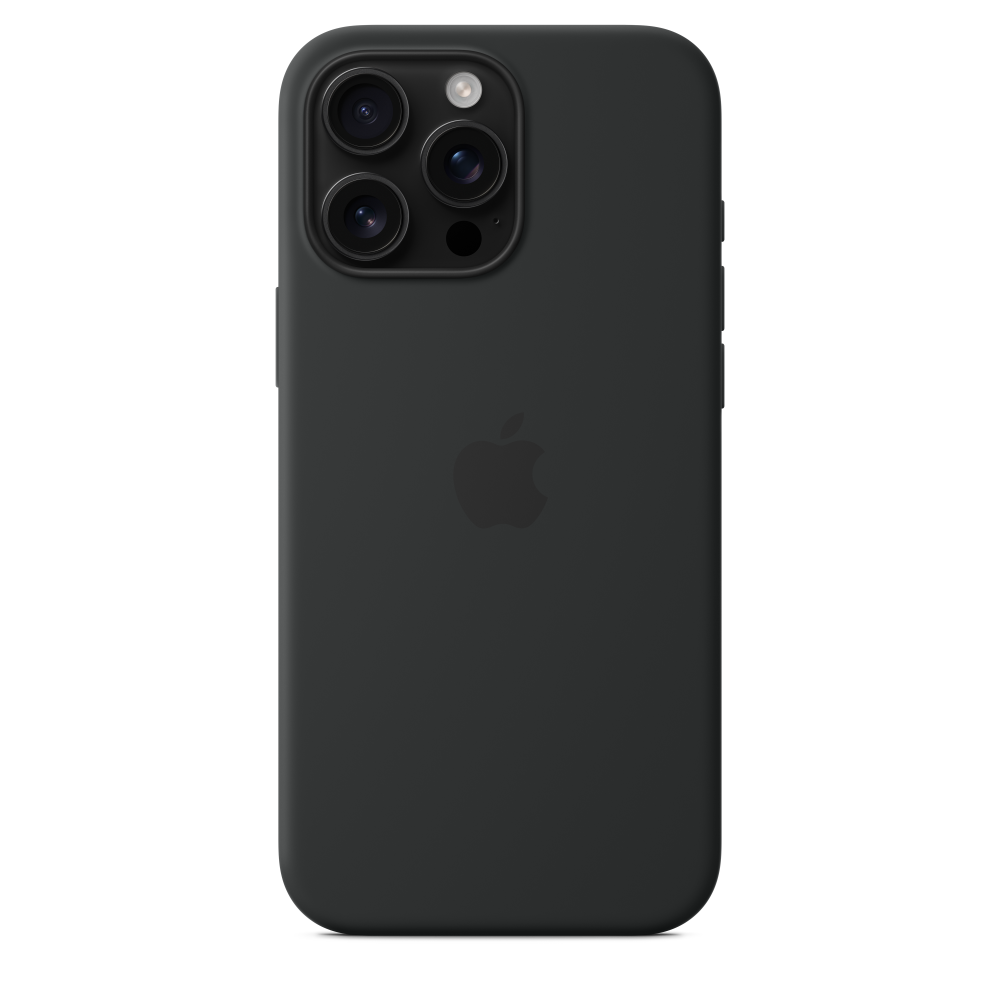 iPhone 16 Pro Max Silicone Case with MagSafe - Black – MYYT3ZM/A