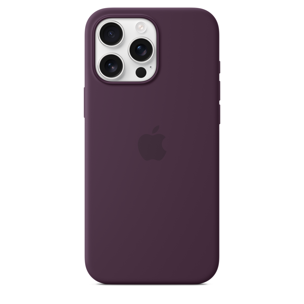 iPhone 16 Pro Max Silicone Case with MagSafe - Plum – MYYW3ZM/A