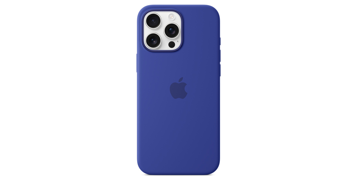iPhone 16 Pro Max Silicone Case with MagSafe – Ultramarine iPhone 16 Pro Max Silicone Case with MagSafe – Ultramarine