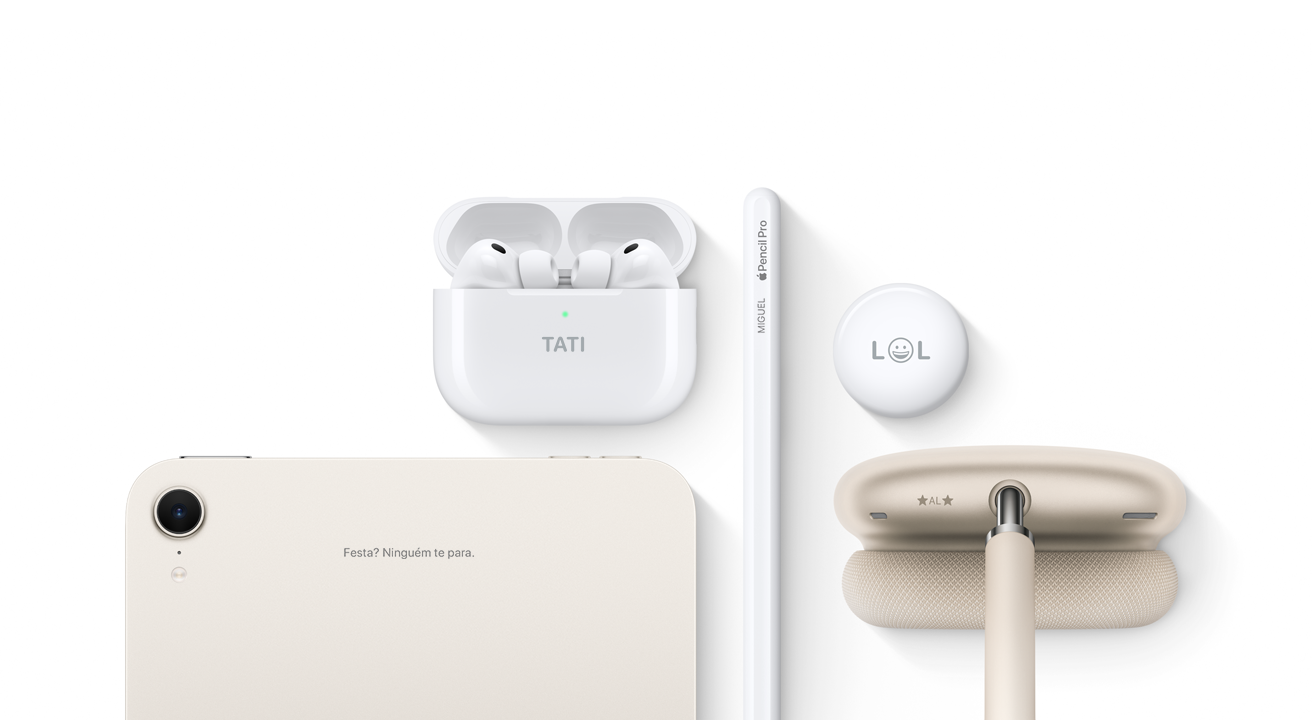 Personalização e gravação - Apple (PT)