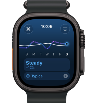 Apple Watch Ultra 3, titanium case, black colour