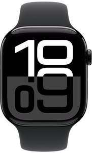 Apple Watch Series 10, 46 mm urkasse, helskjerm, avrundede hjørner, Digital Crown