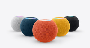 HomePod mini, 5 colors, White, Blue, Orange, Yellow, Space Gray