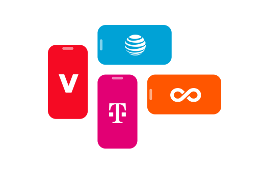 iPhone carriers: AT&T, Verizon, T-Mobile, Boost Mobile