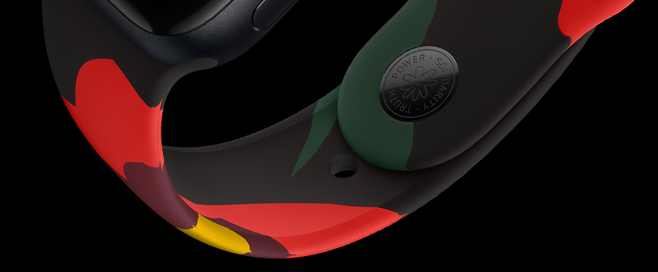 42mm Black Unity Sport Band - Unity Bloom - M/L