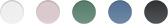 Bianco, rosa, verde, blu, mezzanotte