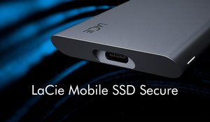 LaCie 2TB Mobile SSD Secure USB-C Drive - Gray - Apple