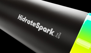 HidrateSpark PRO STEEL - 21 oz. Smart Water Bottle + Bonus