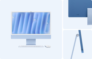 Buy iMac, 24-inch, M4 Chip, 8-core CPU, 8-core GPU, Blue, Stand