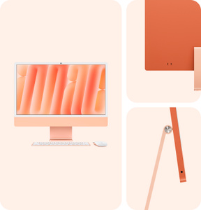 Buy iMac, 24-inch, M4 Chip, 10-core CPU, 10-core GPU, Orange