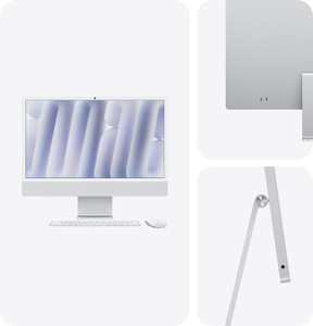 Buy iMac, 24-inch, M4 Chip, 10-core CPU, 10-core GPU, Silver