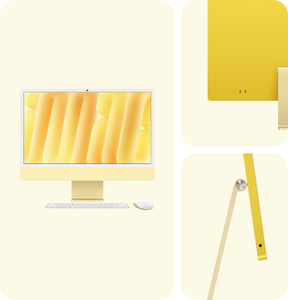 Apple iMac イエロー　m4 新しいiMac M4 - イエロー - 今日届いた : r/iMac