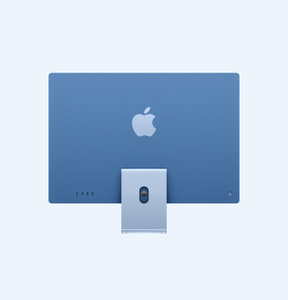 Mac, 24インチ, M4 チップ, 10コアCPU, 10コアGPU, ブルー, 標準ガラス