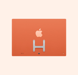 iMac, 24インチ, M4 チップ, 8コアCPU, 8コアGPU, オレンジ, 、VESA