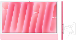 Pink iMac with built-in VESA Mount Adapter Note: this iMac does