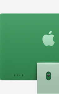 iMac M4 Green rear view