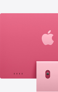 iMac M4 Pink rear view