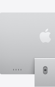 iMac M4 Silver rear view