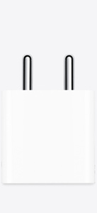 20-watt USB-C Power Adapter, Type A plug, white