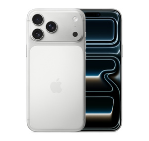 iPhone 17 Pro Max Silver — Back & Screen