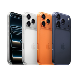 iPhone 17 Pro, tất cả ba màu: bạc, cam vũ trụ, xanh đậm