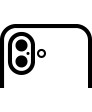 Dual Fusion camera system, 2 lenses, flash, microphone