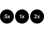 0.5x, 1x, 2x