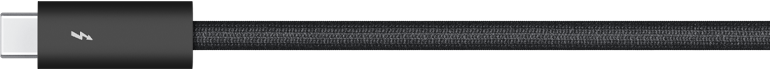 Black Thunderbolt cable