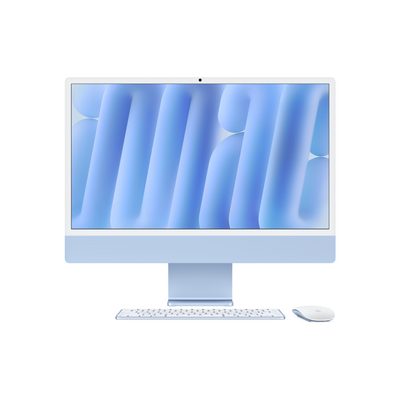 APPLE iMac 24" MCR24LL/A 4.5K Retina display M4 Chip 10-Core CPU 10-Core GPU /24GB /512GB SSD /SILVER