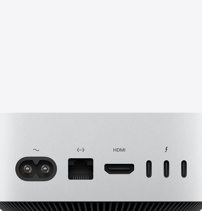 Mac mini、M4チップ、10コアCPU、10コアGPU、24GBのメモリ、1TBの