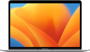 Certified pre-owned MacBook Air 13" M1 256GB SSD · 16GB in Silver