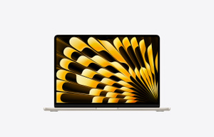 Apple MacBook Air, 13-inch, M5 Chip, 10-core CPU, 8-core GPU, Starlight, 16GB memory, 512GB storage
