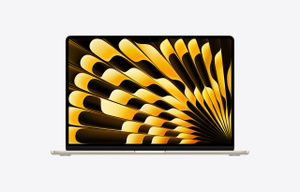 Apple MacBook Air, 15-inch, M5 Chip, 10-core CPU, 10-core GPU, Starlight, 16GB memory, 1TB storage