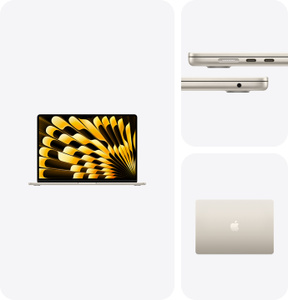 MacBook Air, 15 inç, M5 çip, 10 çekirdekli CPU, 10 çekirdekli GPU