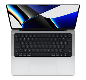 Certified pre-owned MacBook Pro 14" M1 Pro 512GB SSD · 16GB in Silver