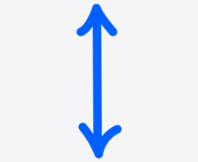 Up-and-down arrow indicating scroll