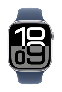 Apple Watch Series 10（GPS + Cellularモデル）- 46mmシルバー